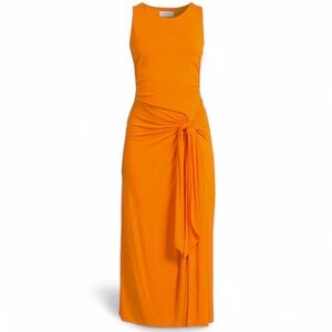 Elegant Orange Sleeveless Sofia Vergara Dress